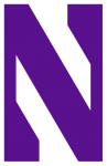 Логотип команды Northwestern